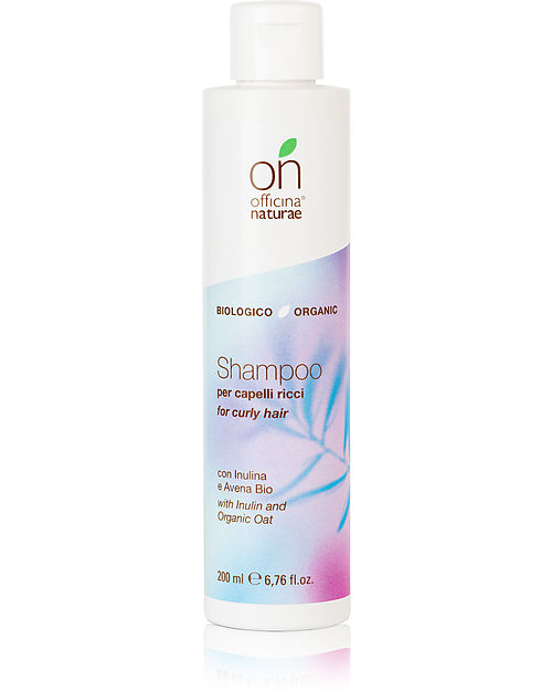 Officina Naturae Shampoo Capelli Ricci - Avena Bio e Proteine del Grano - 200ml - Certificato AIAB Bagno Doccia Shampoo