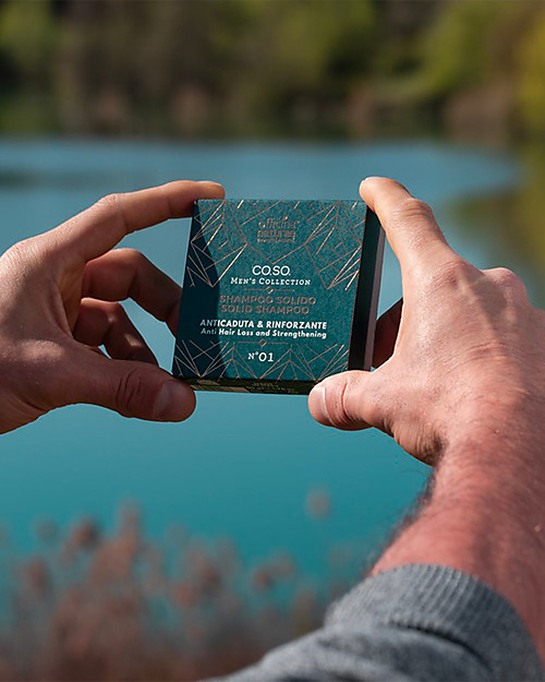 Officina Naturae Shampoo Solido Anticaduta e Rinforzante, 50 gr - Senza Plastica! Cura dei Capelli