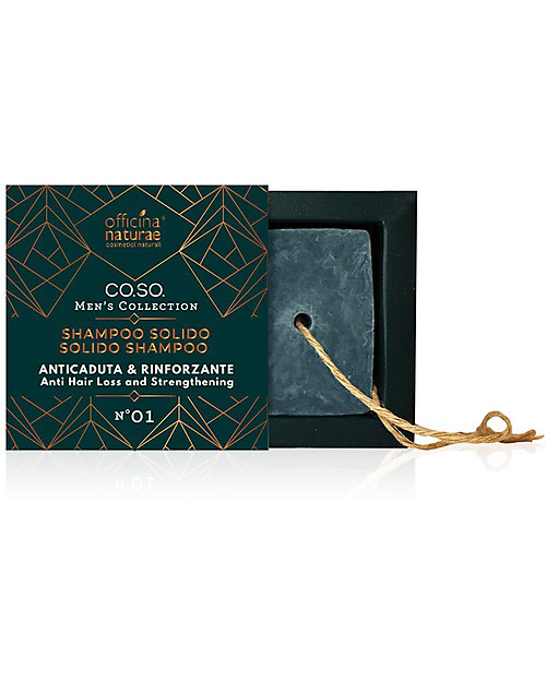 Officina Naturae Shampoo Solido Anticaduta e Rinforzante, 50 gr - Senza Plastica! Cura dei Capelli