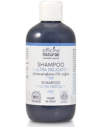 Officina Naturae Shampoo Ultradelicato No Parfum, 250 ml - Nessuna sostanza irritante! Cura dei Capelli