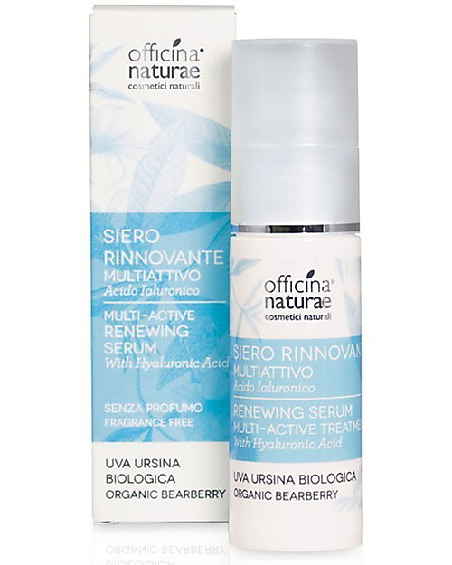 Officina Naturae Siero Rinnovante Multiattivo - 30 ml - Acido Ialuronico Creme Viso