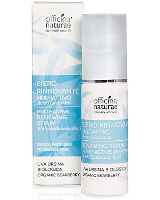 Officina Naturae Siero Rinnovante Multiattivo - 30 ml - Acido Ialuronico Viso