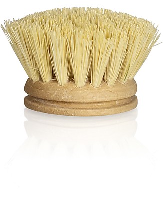Officina Naturae Spazzola per Piatti - Legno e Fibra Vegetale - Senza plastica! Detergenza Casa