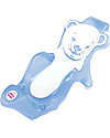 OKbaby Sdraietta da Bagno Baby Buddy, Blu e Bianco -  con Gomma Antiscivolo! Vaschette e Accessori