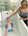 OKbaby Sdraietta da Bagno Baby Buddy, Blu e Bianco -  con Gomma Antiscivolo! Vaschette e Accessori