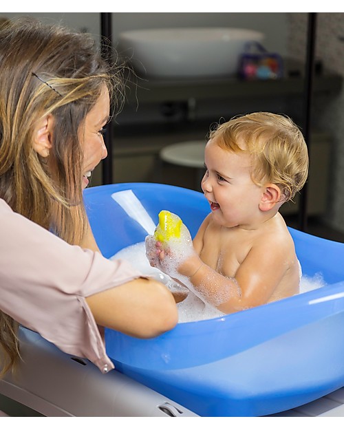 OKbaby Vaschetta Baby Laguna, Blu Trasparente - Ampia e Spaziosa! Vaschette e Accessori