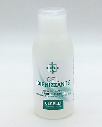 Olcelli Farmaceutici S.r.l. Gel Igienizzante Mani con Tappo Flip Top - 80 ml - Ideale Fuori Casa Detergenza