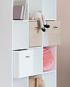 Oliver Furniture 5 Contenitori per Scaffali della Linea Wood, Quercia/Bianco - Double Face! Mensole