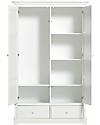 Oliver Furniture Armadio due Ante, Bianco - Perfetto per la cameretta! Armadi