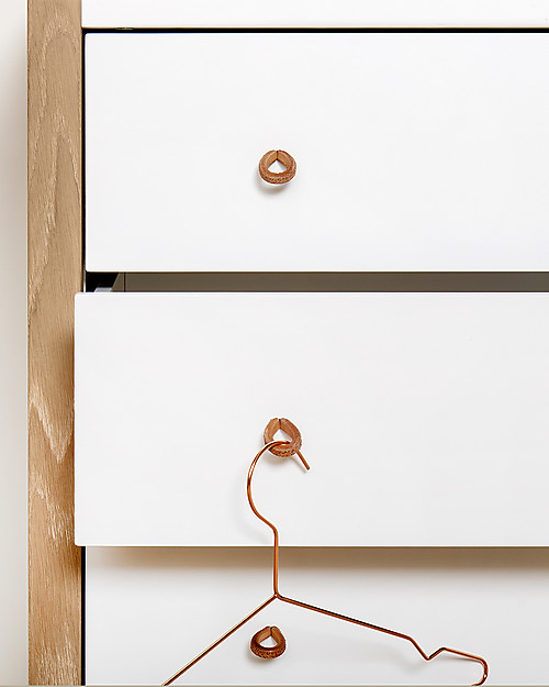 Oliver Furniture Cassettiera/Fasciatoio linea Wood, Naturale - Piano amovibile, perfetta anche per gli adulti! Fasciatoi