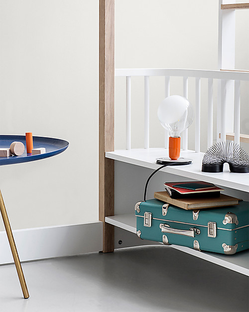 Oliver Furniture Letto a Soppalco linea Wood, Quercia, 90x200 cm - Struttura modulare e trasformabile Letti Trasformabili