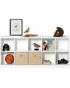 Oliver Furniture Scaffale Orizzontale con Base 5x2, Linea Wood Mensole