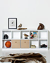 Oliver Furniture Scaffale Orizzontale con Base 5x2, Linea Wood Mensole