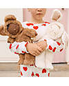 Olli Ella Bambola Cozy Dinkum - Bunny Moppet - 44 cm - 100% Cotone - Soft Beige Bambole