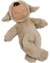 Olli Ella Bambola Cozy Dinkum - Lamby Pip - 35 cm - 100% Cotone - Grigio Caldo Bambole