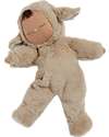 Olli Ella Bambola Cozy Dinkum - Lamby Pip - 35 cm - 100% Cotone - Grigio Caldo Bambole