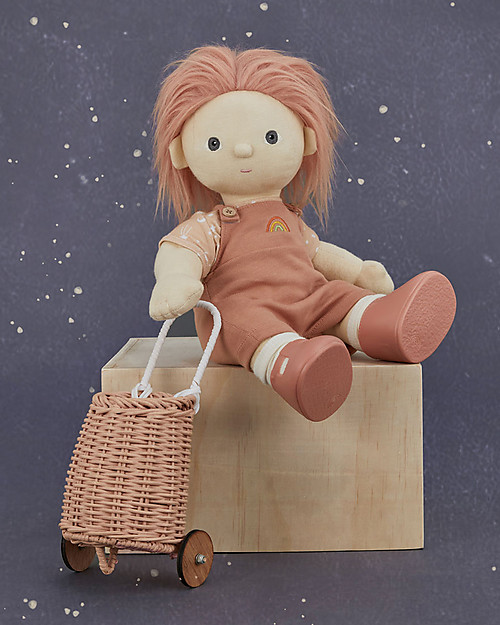 Olli Ella Bambola Dinkum Doll Dream - Birdie - 35 cm - 100% cotone Bambole