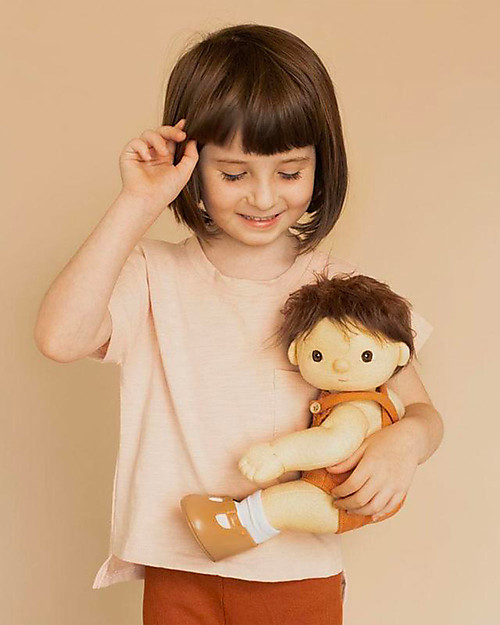 Olli Ella Bambola Dinkum Doll - Peanut - 35 cm - 100% cotone Bambole