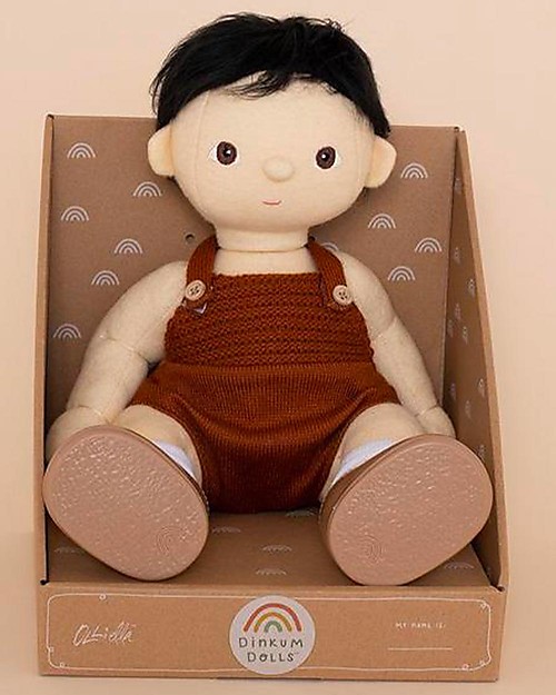 Olli Ella Bambola Dinkum Doll - Roo - 35 cm - 100% cotone Bambole