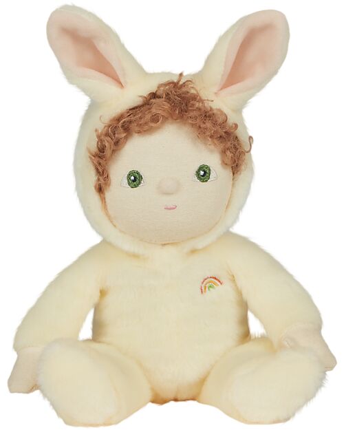 Olli Ella Bambola Dinky Dinkum - Babbit Bunny - Famiglia di Coniglietti - Crema Bambole