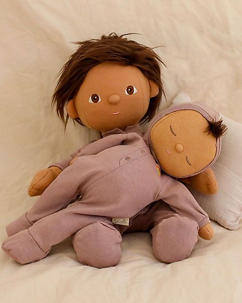 Olli Ella Bambola Dozy Dinkum Doll - Pip - 32 cm - 100% Cotone - Lavanda Bambole
