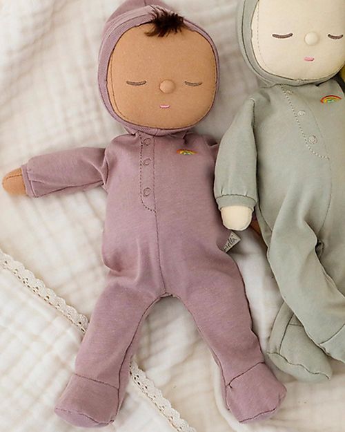 Olli Ella Bambola Dozy Dinkum Doll - Pip - 32 cm - 100% Cotone - Lavanda Bambole
