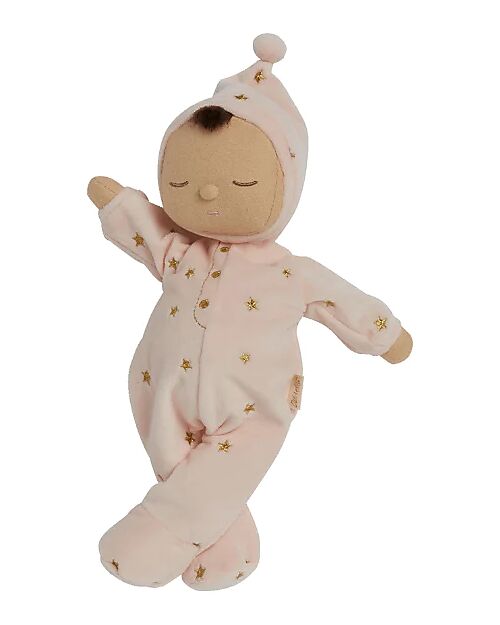 Olli Ella Bambola Dozy Dinkum Lullaby - Luna - Rosa Bambole