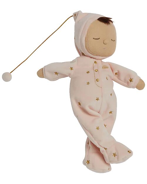 Olli Ella Bambola Dozy Dinkum Lullaby - Luna - Rosa Bambole