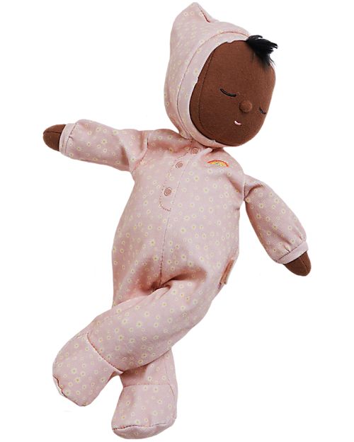 Olli Ella Bambola  Dozy Dinkum - Mini Daisy - 100% Cotone - Rosa Bambole