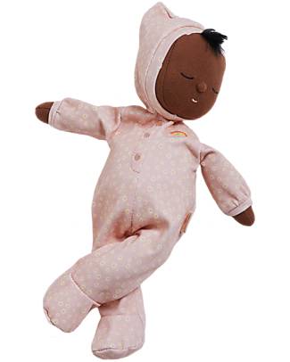 Olli Ella Bambola Dozy Dinkum - Mini Daisy - 100% Cotone - Rosa Bambole