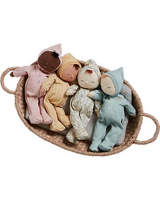 Olli Ella Bambola Dozy Dinkum - Mini Daisy - 100% Cotone - Rosa Bambole