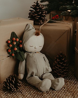 Olli Ella Bambola Dozy Dinkum - Pickle - 100% Cotone - Verde Bambole
