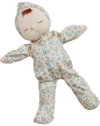 Olli Ella Bambola Dozy Dinkum - Pickle Blossom - 100% Cotone - Crema Bambole