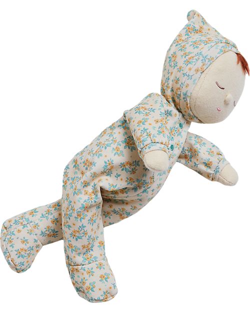 Olli Ella Bambola Dozy Dinkum - Pickle Blossom - 100% Cotone - Crema Bambole