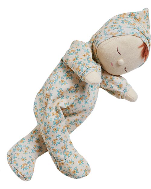 Olli Ella Bambola Dozy Dinkum - Pickle Blossom - 100% Cotone - Crema Bambole