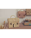 Olli Ella Borsetta Large in Rattan Casa Color Paglia - 24x23x14 cm Cestini in Vimini