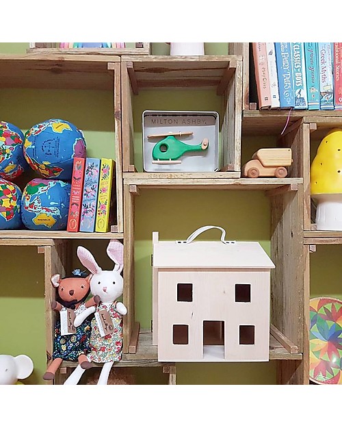 Olli Ella Casa delle Bambole, Natural - Leggera e Trasportabile! Case delle Bambole