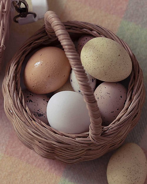 Olli Ella Cestino in Rattan Mini - Berry - Fatto a Mano! Cestini in Vimini