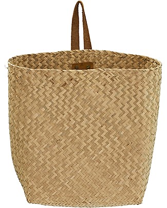 Olli Ella Cestino Portalibri da Appendere 30x23 cm - Fatto a mano! Contenitori Porta Giochi_