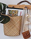 Olli Ella Cestino Portalibri da Appendere 30x23 cm - Fatto a mano! Portaoggetti da Muro
