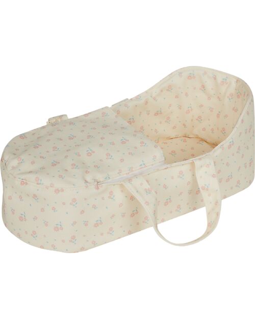 Olli Ella Culla portatile per Bambole Dinkum - Motivo Floreale Bambole