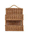Olli Ella Mensola da Parete - Rattan - 26x10x39 cm Mensole