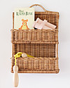 Olli Ella Mensola da Parete - Rattan - 26x10x39 cm Mensole