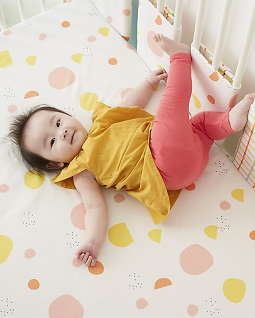 Olli Ella Mini Paracolpi Lettino, Terra - Confezione da 6, 100% Cotone Bio Paracolpi