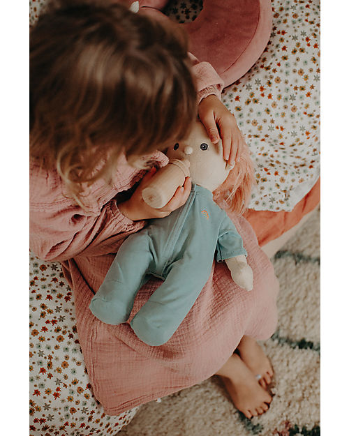 Olli Ella Pigiama per Bambola Dinkum Doll - Verde Salvia Accessori Bambole