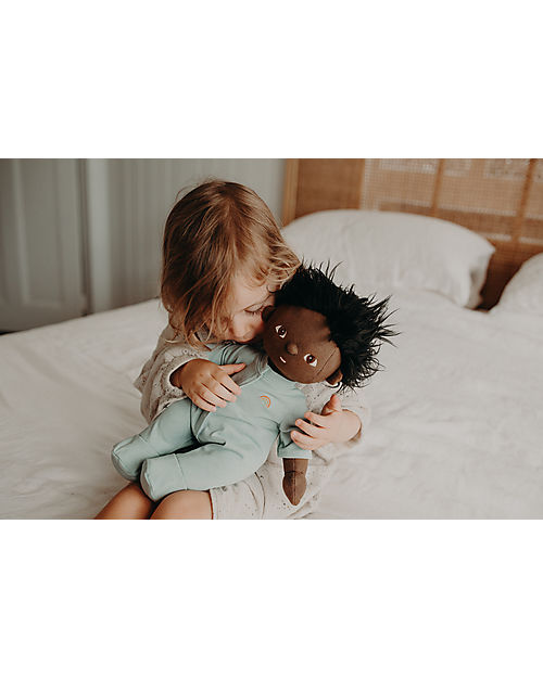 Olli Ella Pigiama per Bambola Dinkum Doll - Verde Salvia Accessori Bambole