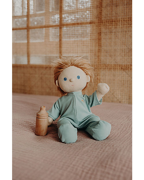 Olli Ella Pigiama per Bambola Dinkum Doll - Verde Salvia Accessori Bambole
