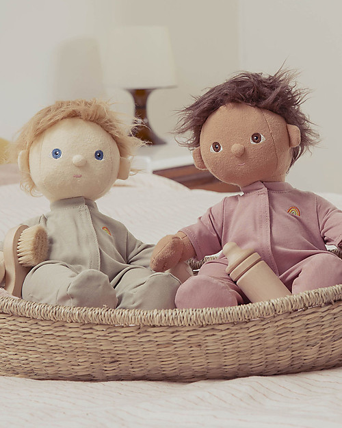 Olli Ella Pigiama per Bambola Dinkum Doll - Verde Salvia Accessori Bambole