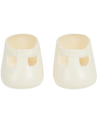 Olli Ella Scarpe per Bambola Dinkum - Crema Accessori Bambole