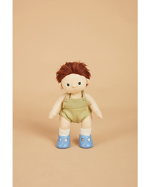 Olli Ella Scarpe per Bambola Dinkum Doll - Blu Airone Accessori Bambole